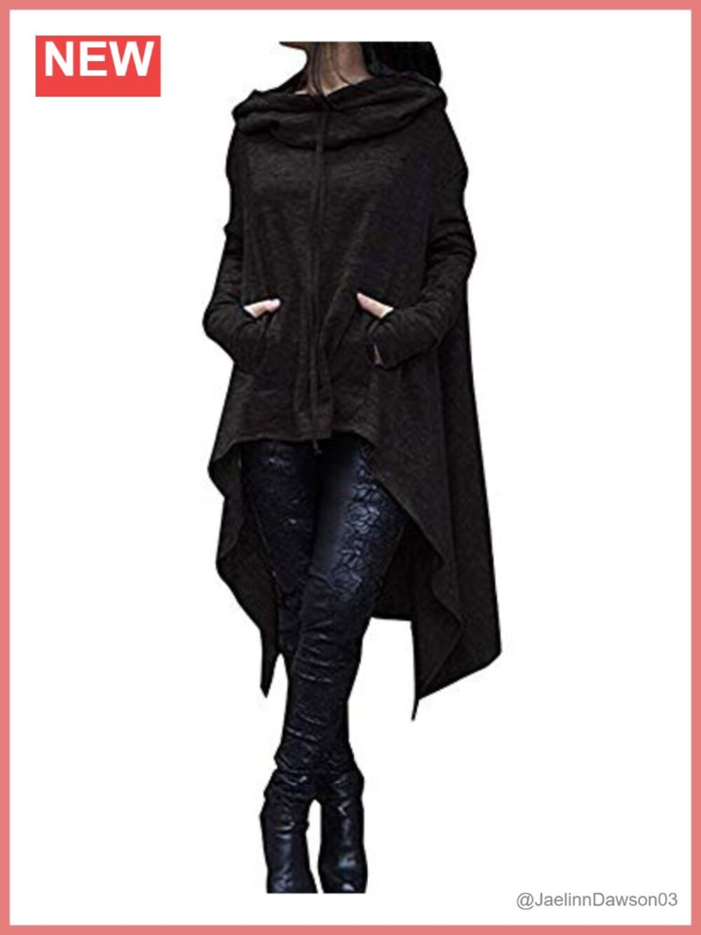 Oversized Hoodie Dress Long Sleeve Tunic Sweatshirt High Low Hem Pullover